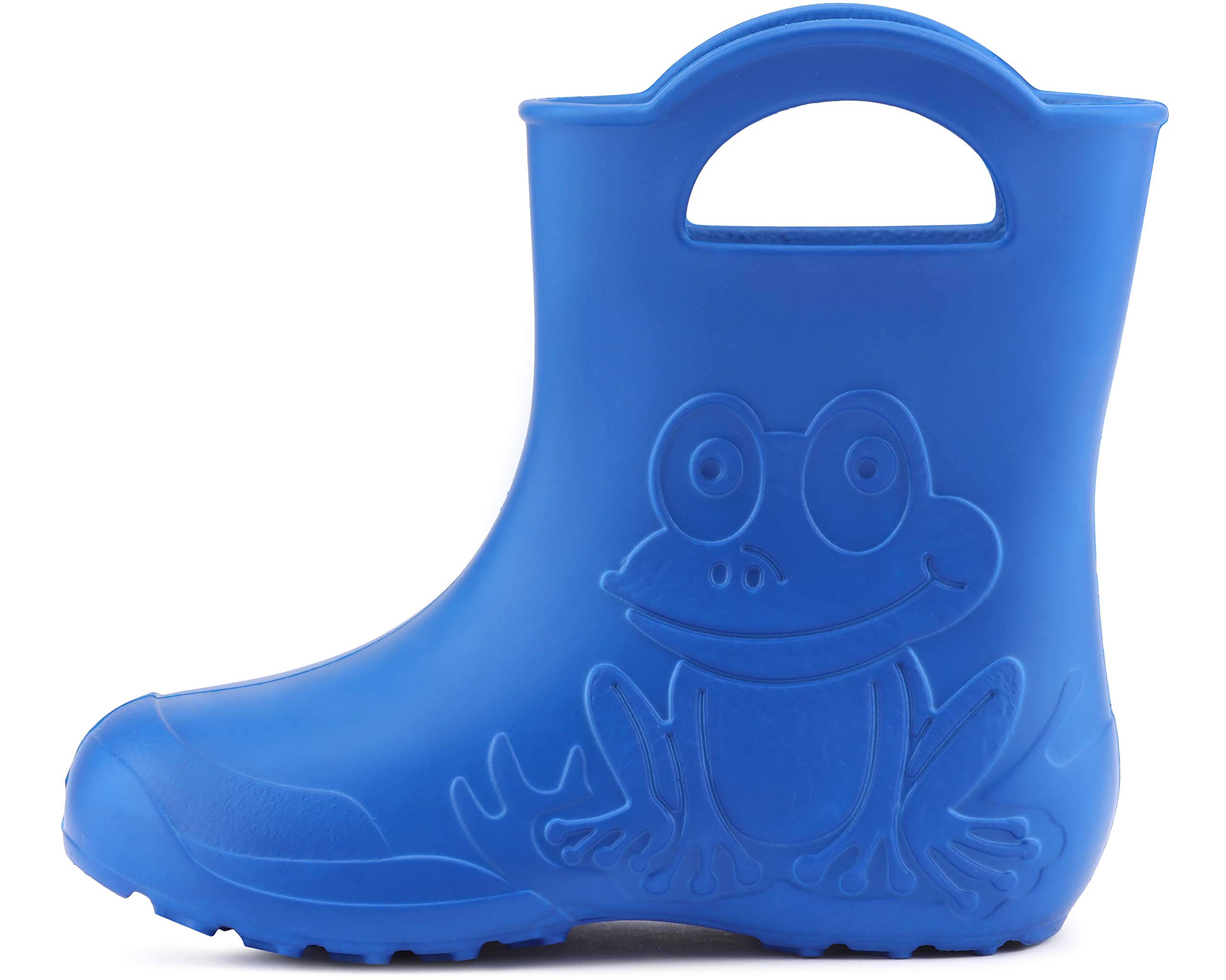 Ladeheid Eva federleichte Kinder Gummistiefel für Jungen und Mädchen Regenschuhe Bequeme und wasserdichte Regenstiefel Kinder LA-CA-01