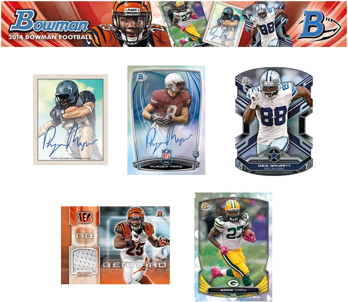 2014 Bowman Hobby Football Box (4 Autographs/Box)