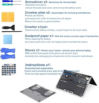 Amazon.com: SNSYIY Battery A1493 A1582 Replacement for MacBook Pro