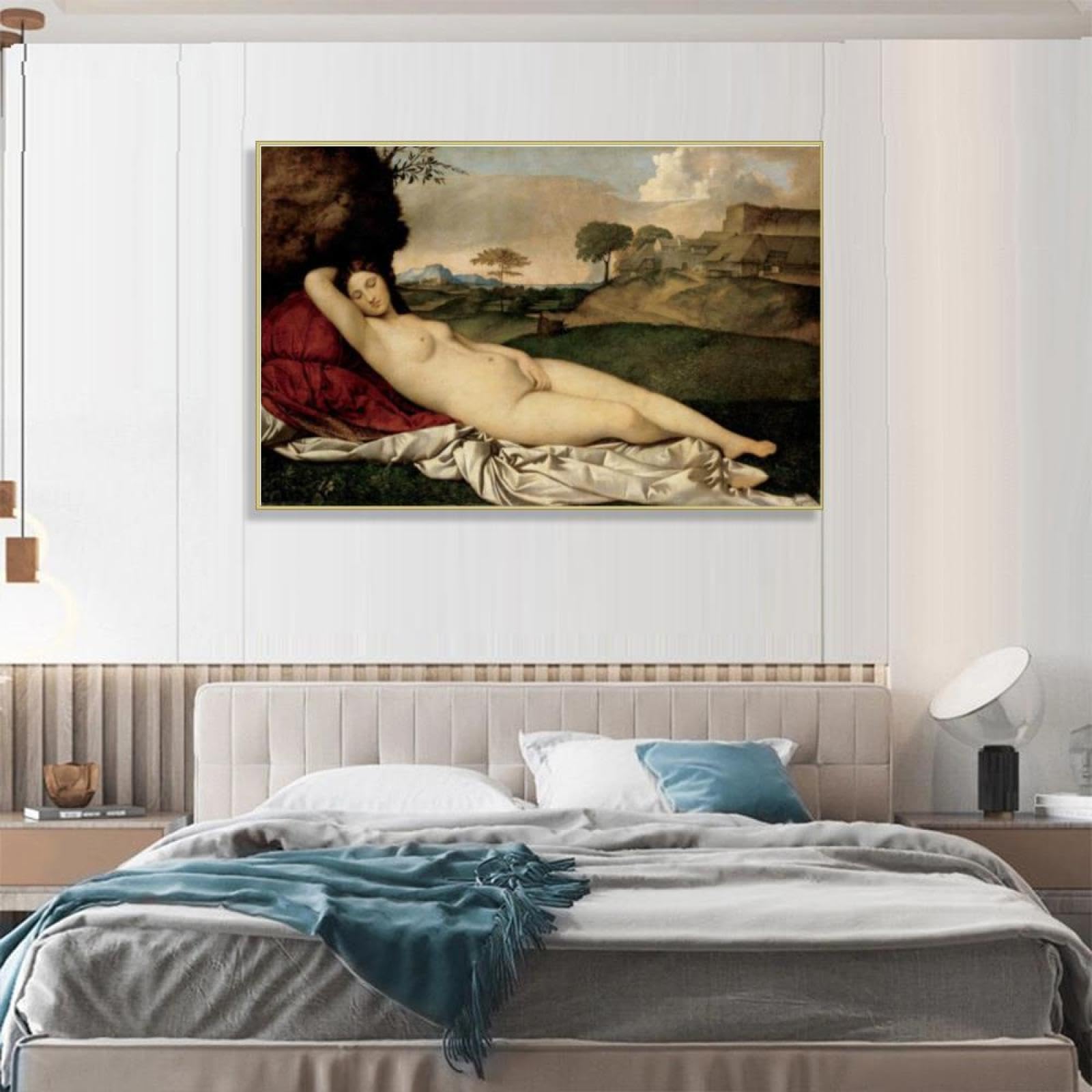 Painting Famous RKGHDCX Amazon.com: リトポスターラスス 'Sleeping Picture (2)'. Venus 絵画