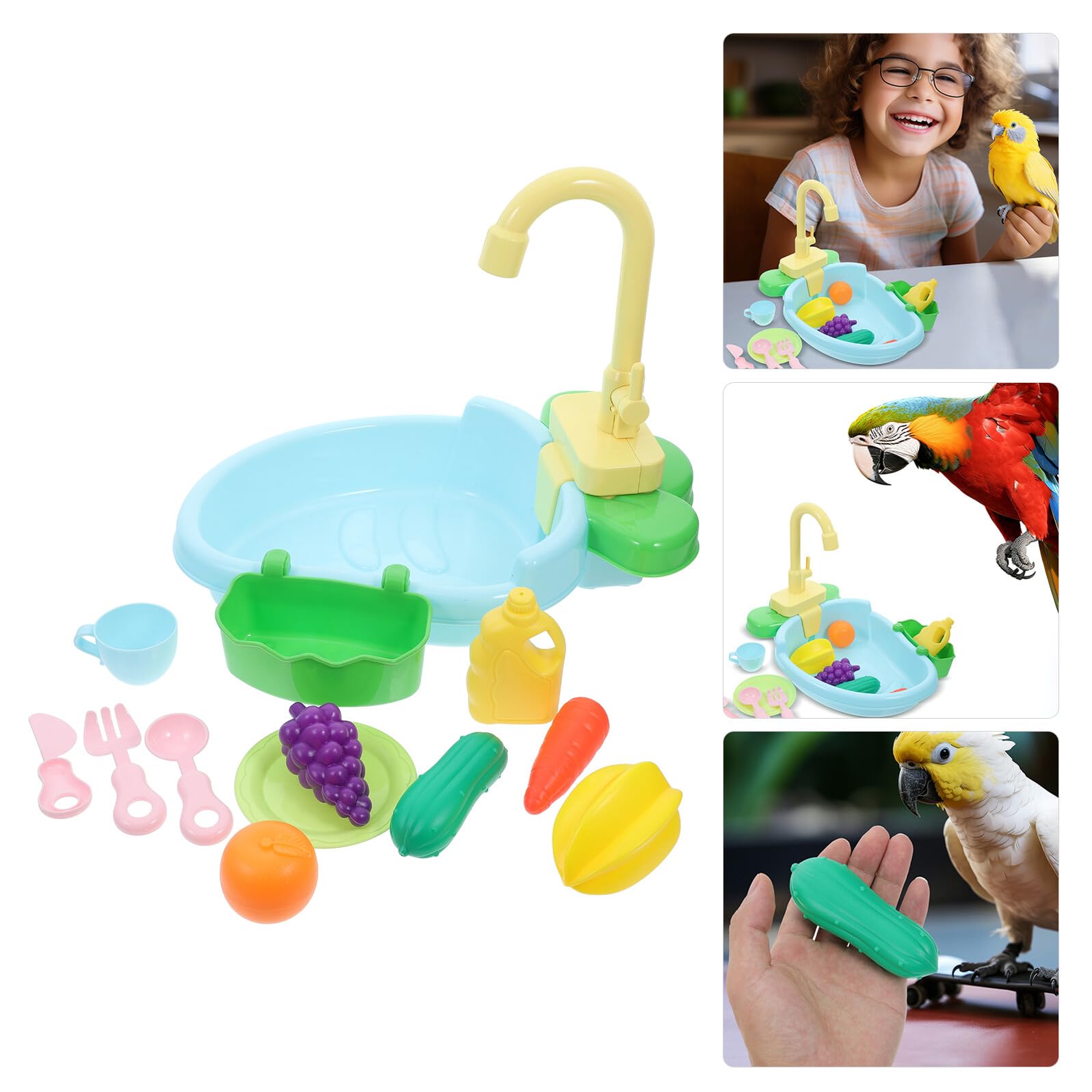 1 Set Accessori per Uccelli da per Pappagalli Doccia per Uccelli per Pappagalli Bagni per Uccelli per Gabbie Doccia per Pappagalli per Pappagalli