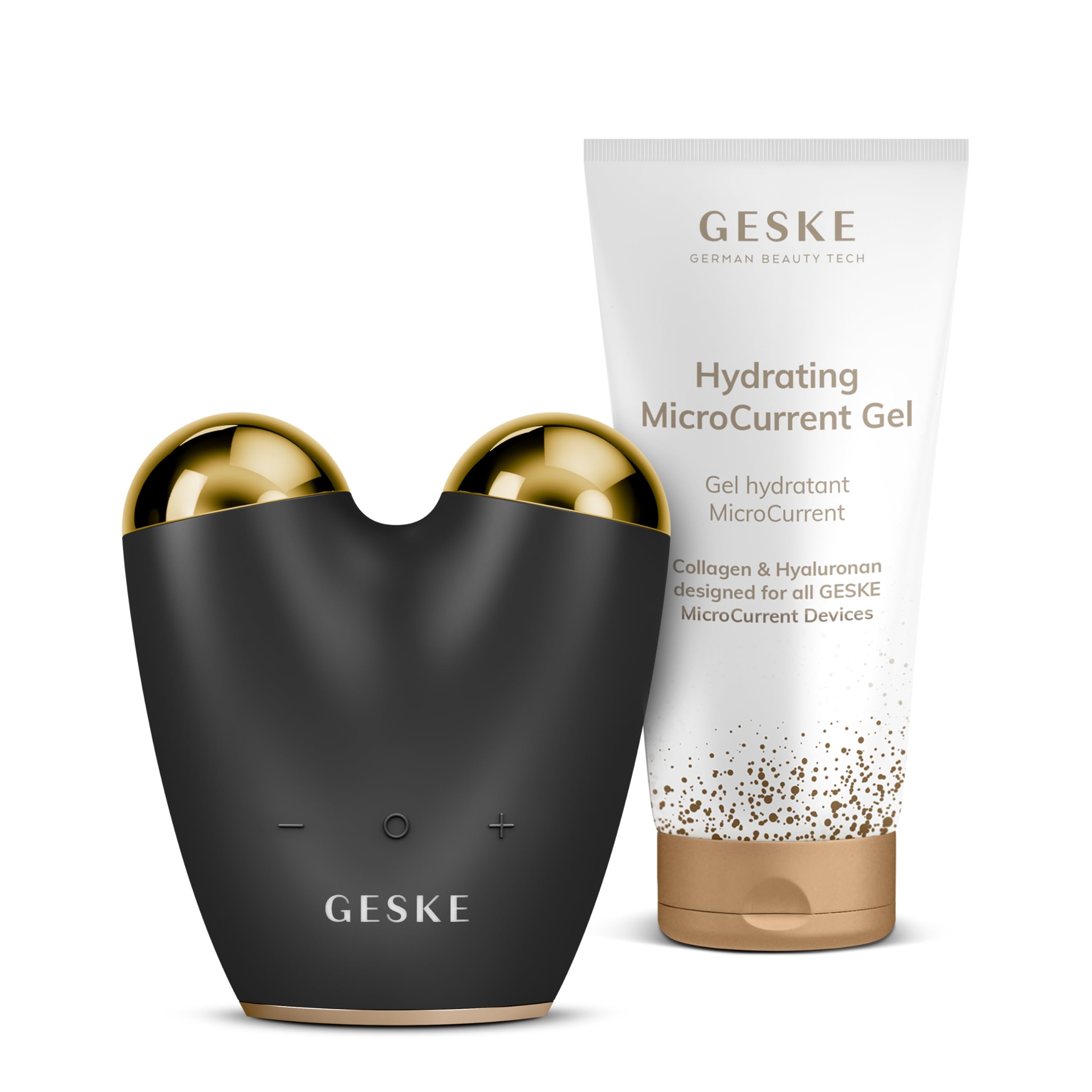 GESKE Set | MicroCurrent Face Lifter 6-in-1 + Gel Detergente Facciale