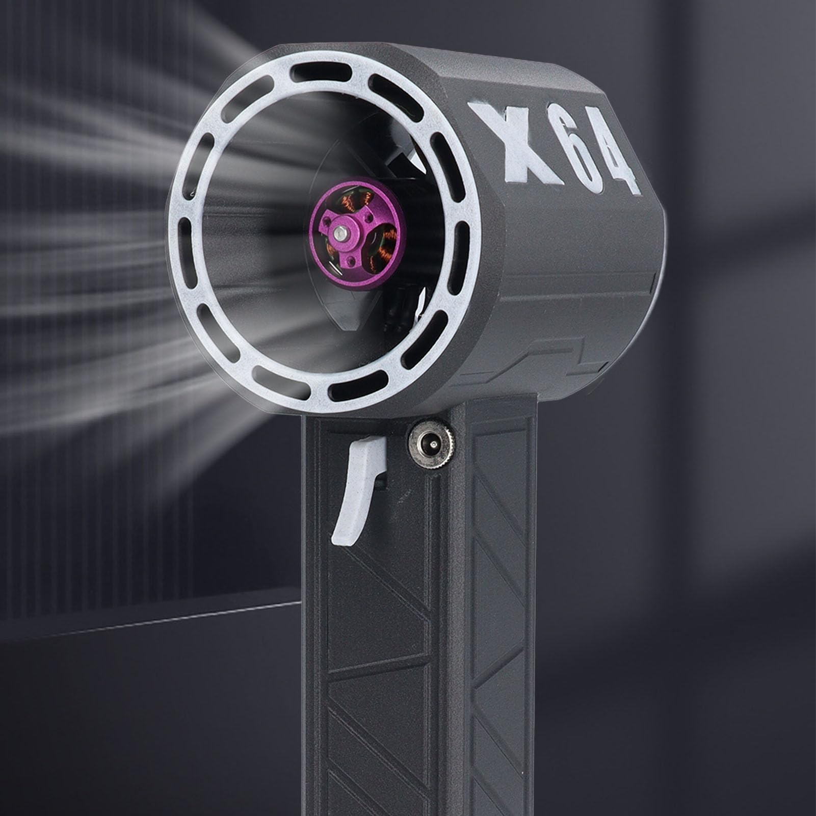 Auto-Gebläse, X64 Thunder Jet Dry, 8000 MAh Auto-Gebläse Zum Trocknen, 11-Blatt-Mini-Turbo-Lüfter, 64-mm-Luftgebläse mit Bürstenlosem Motor, Starker Gebläsetrockner, Elektrischer