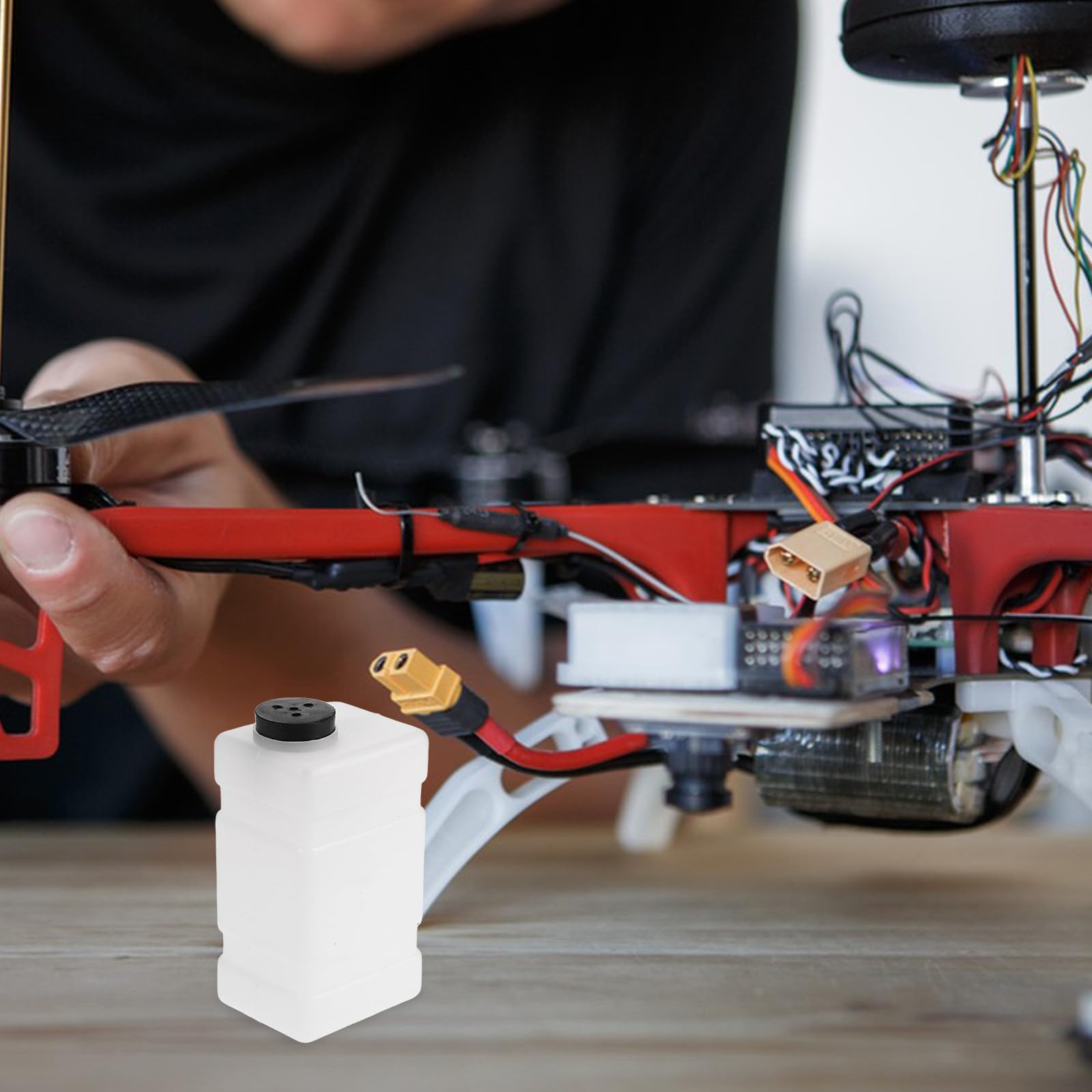Tanque Resistente Modelos Transparente para de Combustible Monitoreo Plástico Fácil de Usar Simple de Aviones Rc y para Aeromodelismo Fijo y Control Remoto