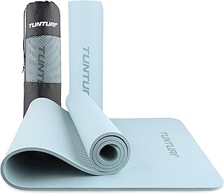 Tunturi Thick Yoga Mat 8 mm – Non-Slip Gymnastics Mat – With Carry Strap – For Yoga and Pilates – Sports Mat 183 x 61 x 0….