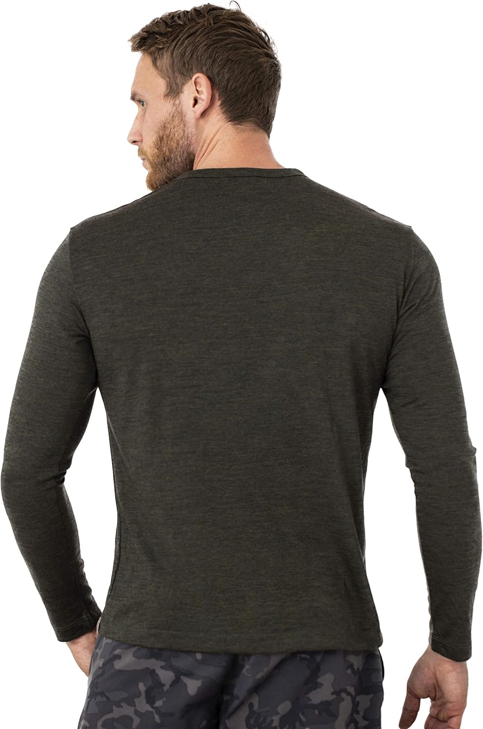 Merino Wool Long Sleeve Base Layer for Men – 100% Wool Thermal Shirts and Socks - Image 2