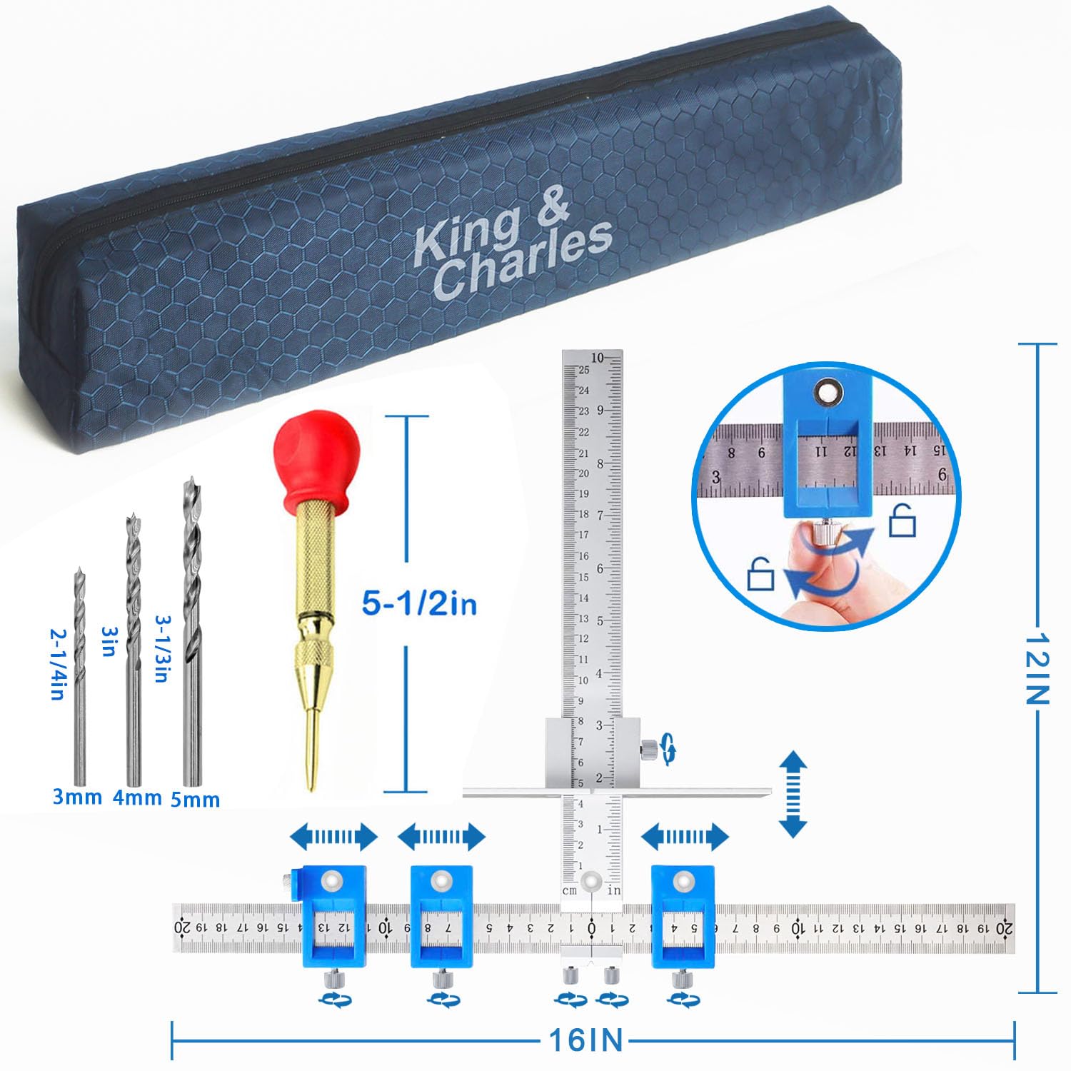 King&Charles Plantilla de Hardware para gabinetes de Todos los Estilos