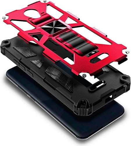 Miniatura 8 de NZND Funda para AT&T Fusion Z (V340U)  AT&T Motivate (V341U) con protector de pantalla de vidrio templado (cobertura máxima), protección de cuerpo