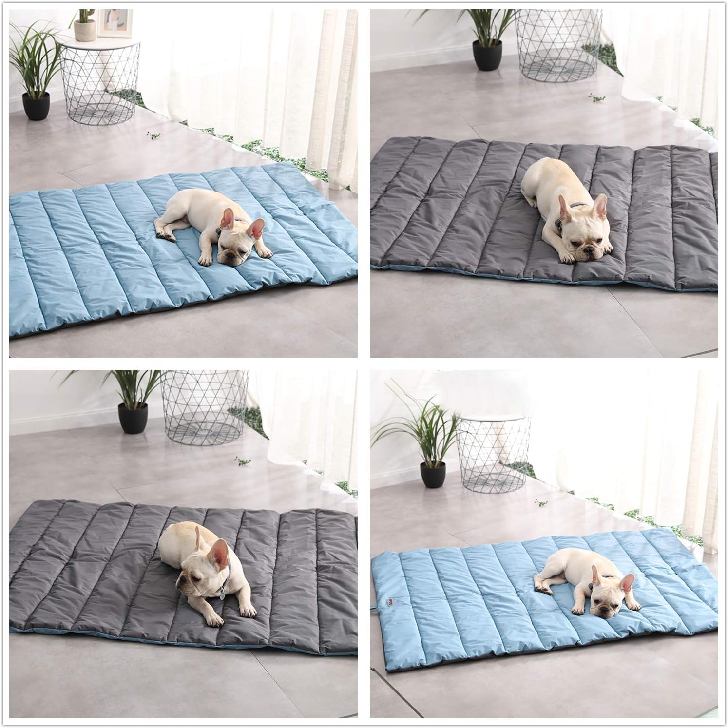 CHEERHUNTING Outdoor Dog Bed, Waterproof, Washable, Large Size, Durable, Water Resistant, Portable and Camping Travel Pet Mat 51X35