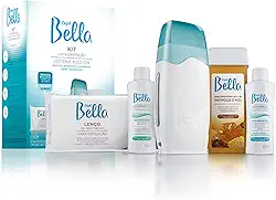 Depil Bella - Kit Completo Pré e Pós Depilação Sistema Roll-On 5 itens
