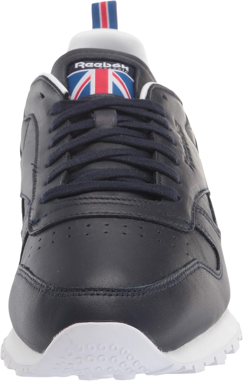 Reebok Unisex-Adult Classic Leather Sneaker 5 Women/3.5 Men Vector Navy/White/Vector Red