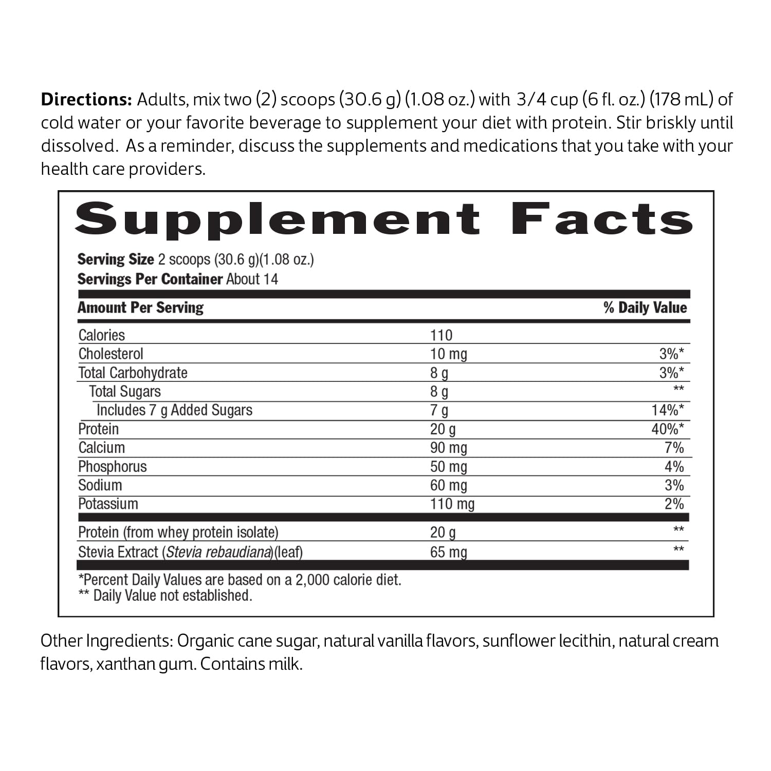 Biochem 100% Whey Isolate Protein, Vanilla, 15.1 oz, 14 Servings — Amazon image 4