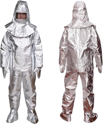 Anti Thermal Radiation Suit,Heat Resistant Clothes for High-temperature Environments,Firefighter Rescue