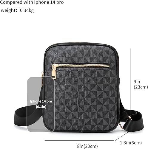 Miniatura 3 de Bolso cruzado para hombre, bolso de hombro para hombre para ir al trabajo, bolso de viaje Bolso de trabajo para hombre pequeño