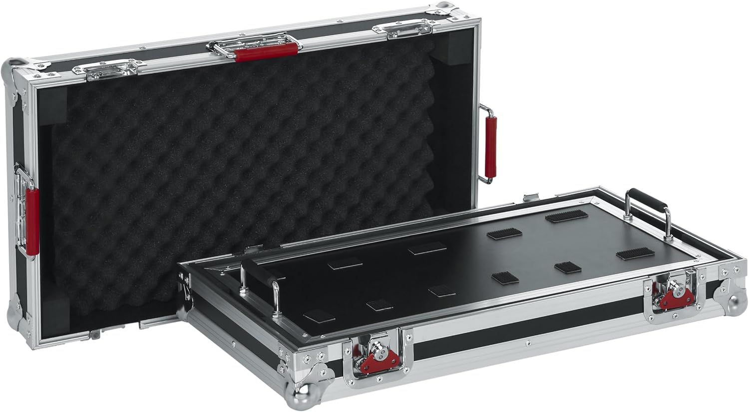 Gator Cases G-TOUR Series Gutiar Pedal board with ATA Road Case, Wheels and Pull Handle, Large: 24" x 11" (G-TOUR PEDALBOARD-LGW)