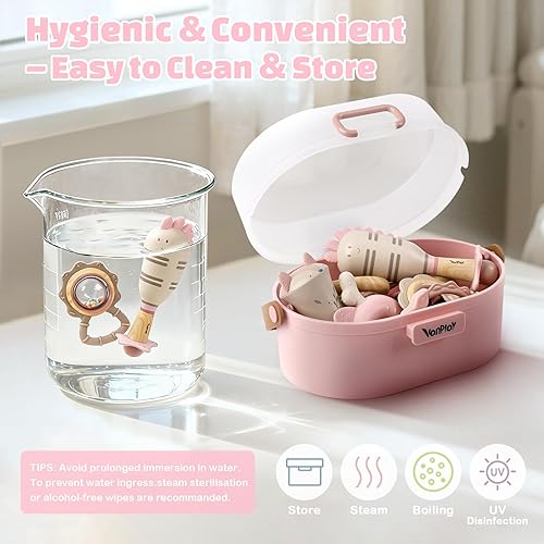 Miniatura 5 de Juguetes para bebés de 0 a 6 meses, sonajeros para bebés, juguetes de dentición de 3 a 6 meses, juguetes para bebés de 6 a 12 meses, 10 sonajeros