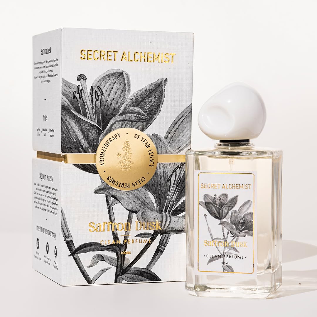 Secret Alchemist Signature Line Saffron Dusk Perfume for Women | 25% Oil Concentration | Long Lasting Luxury Parfum with Saffron, Neroli & Cedarwood | 100ml-image-47