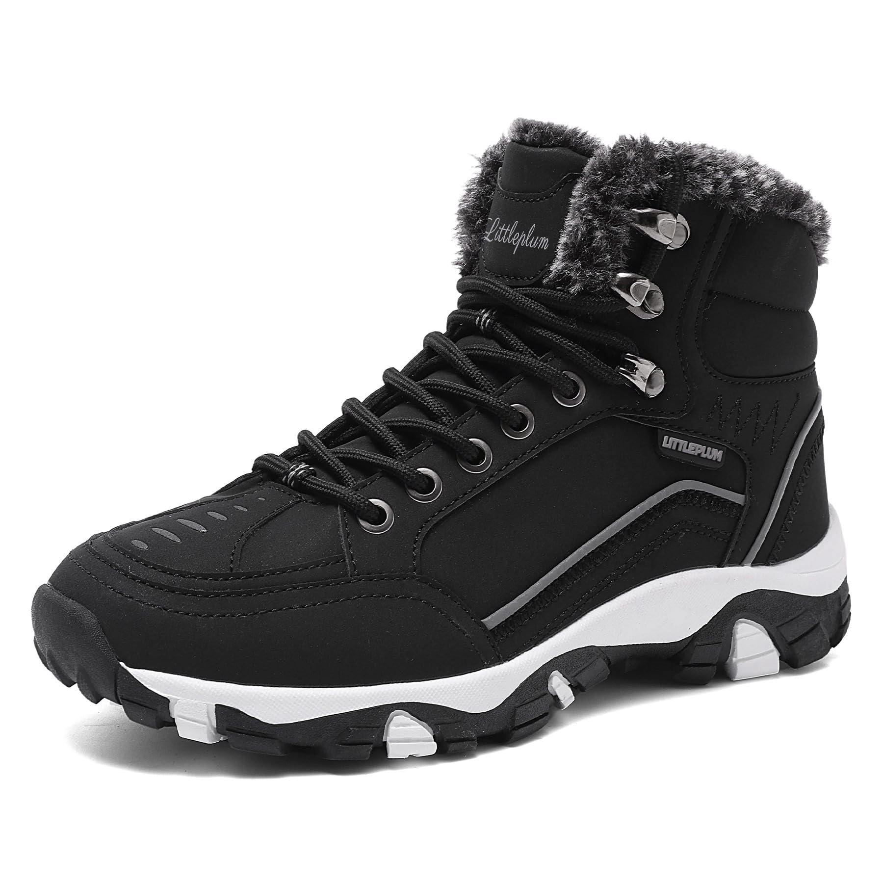 Littleplum Damen Winterstiefel Warm Gefüttert Trekking Schuhe Herbst Outdoor Schneestiefel Winterschuhe