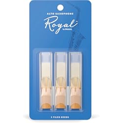 Precio De Saxo Alto Rico RJB0325 Royal 2.5 Strength Reeds for Alto Sax (Pack of 3)