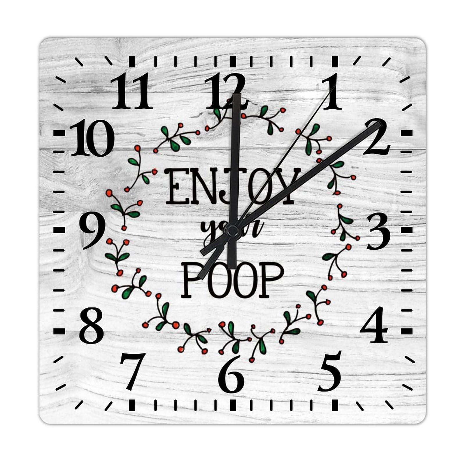 Horloge murale carrée originale idée déco maison et bureau moderne