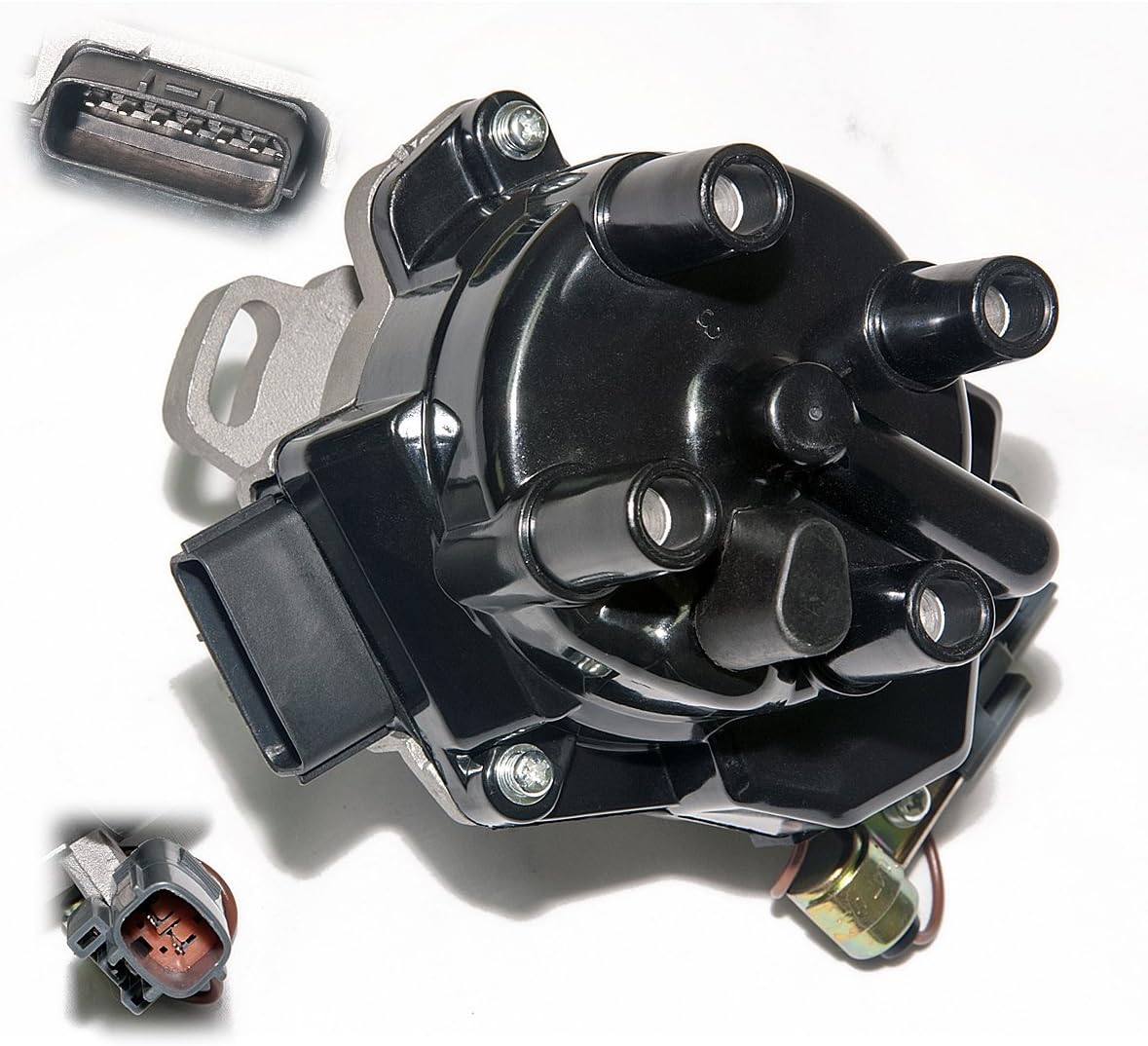 Ignition Distributor w/ Cap & Rotor FDW-9E001 Replacement for 1996-2001 Nissan Altima 2.4L 22100-9E001 D4T96-01 606-58889 84-58460 D7094