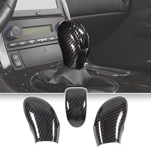 Cubierta de la cabeza de la palanca de cambios para Chevy Corvette C6 2005-2013, cubierta del freno de mano de la palanca de cambios de la consola