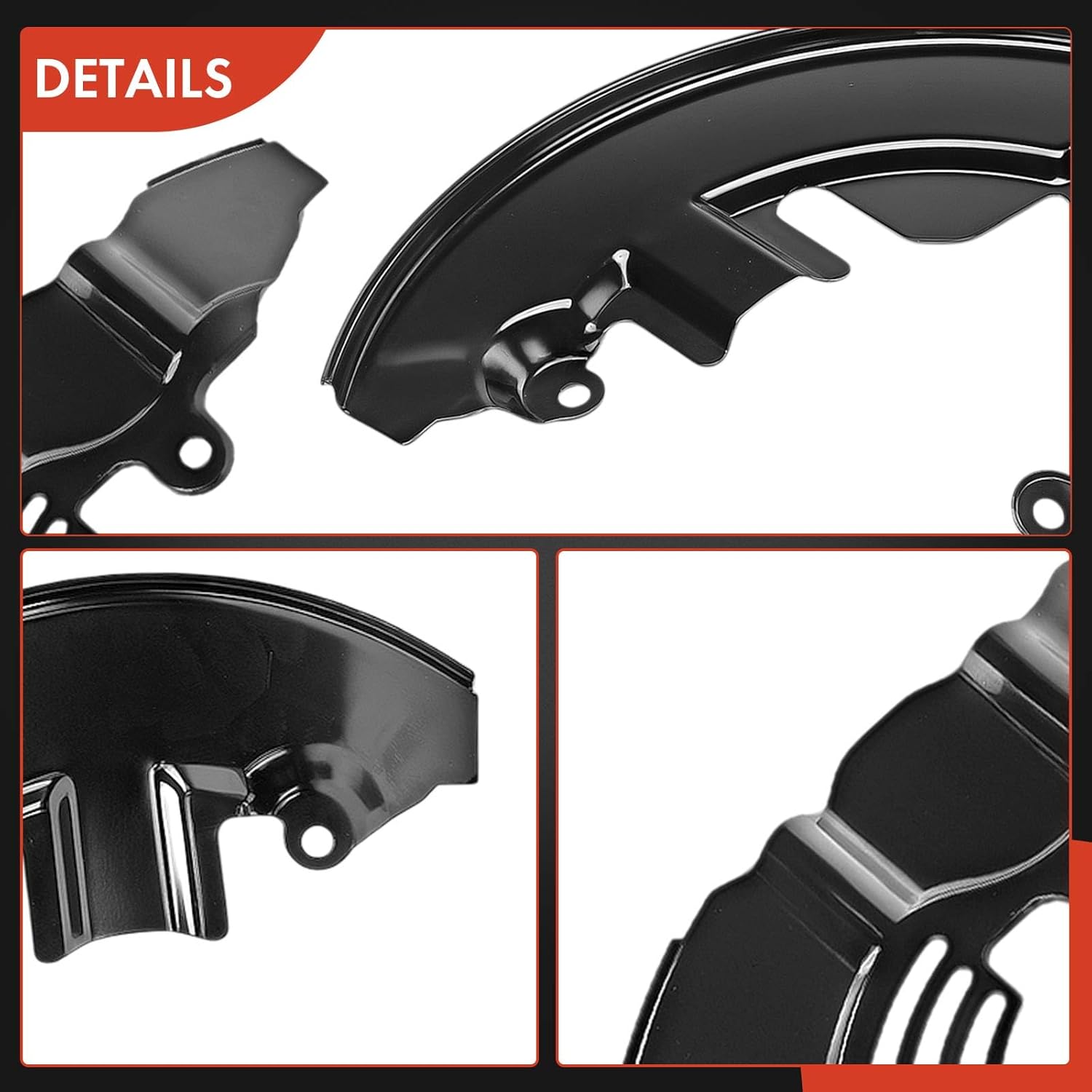 A-Premium Front Driver and Passenger Side Brake Dust Shield Compatible with Ford Models - Transit Connect 2014-2023, 2-PC Set