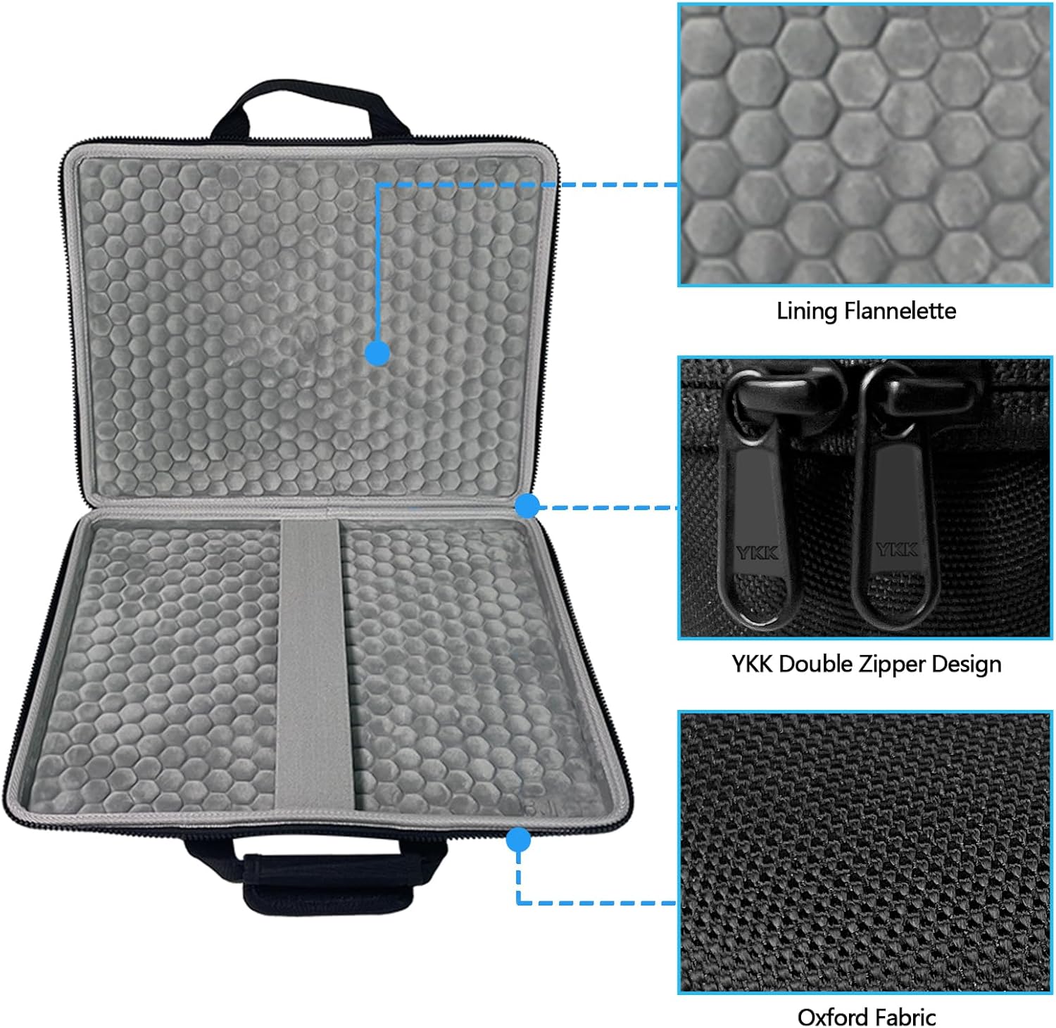 Hard Protective 16inch Laptop Sleeve Compatible for 16inch Lenovo Yoga 7i 16 inch NoteBook Case, Lenovo Thinkpad E16/Thinkbook 16 G6 Anti-Shock & Waterproof Bag - Image 4