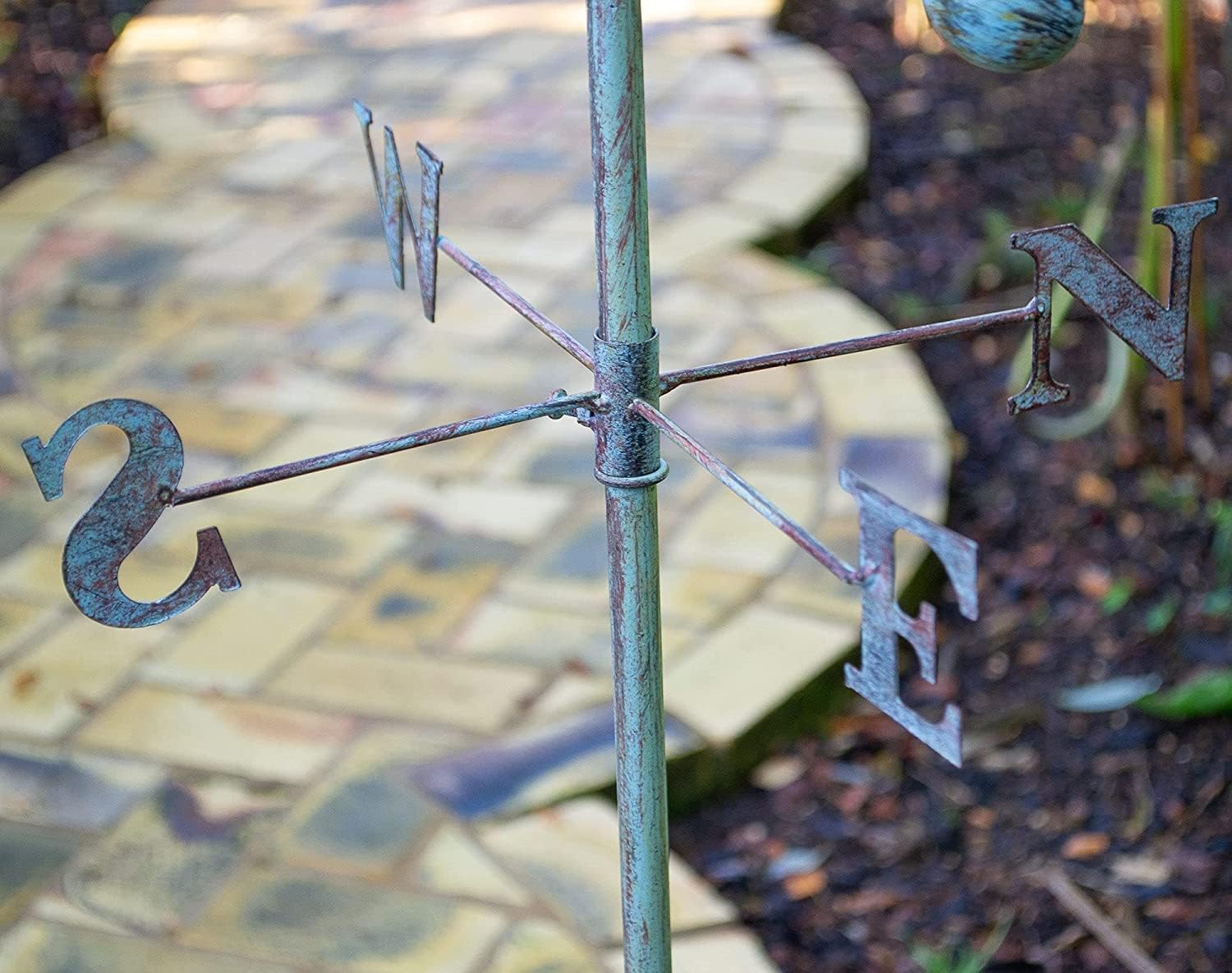 Garden Weather Vane Metal Weathervane Wind Spinner Ornament