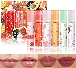FYEBOO Juego de 6 brillos de labios enrollabl...