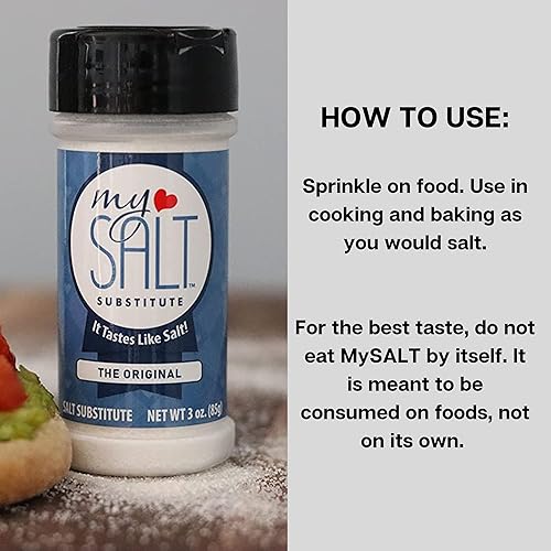 MySALT Sustituto de sal – 100% libre de sodio – Juego de 6 variedades – Añade el sabroso sabor salado que te falta a tu dieta baja en sodio
