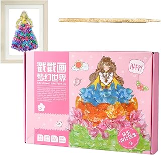 Cutucando Brinquedos Divertidos, Folhas Educacionais para Vestir Princesas Cutucadas, artesanato jardim infância para meninas adoráveis para brincar relaxante, brinquedos Iscork