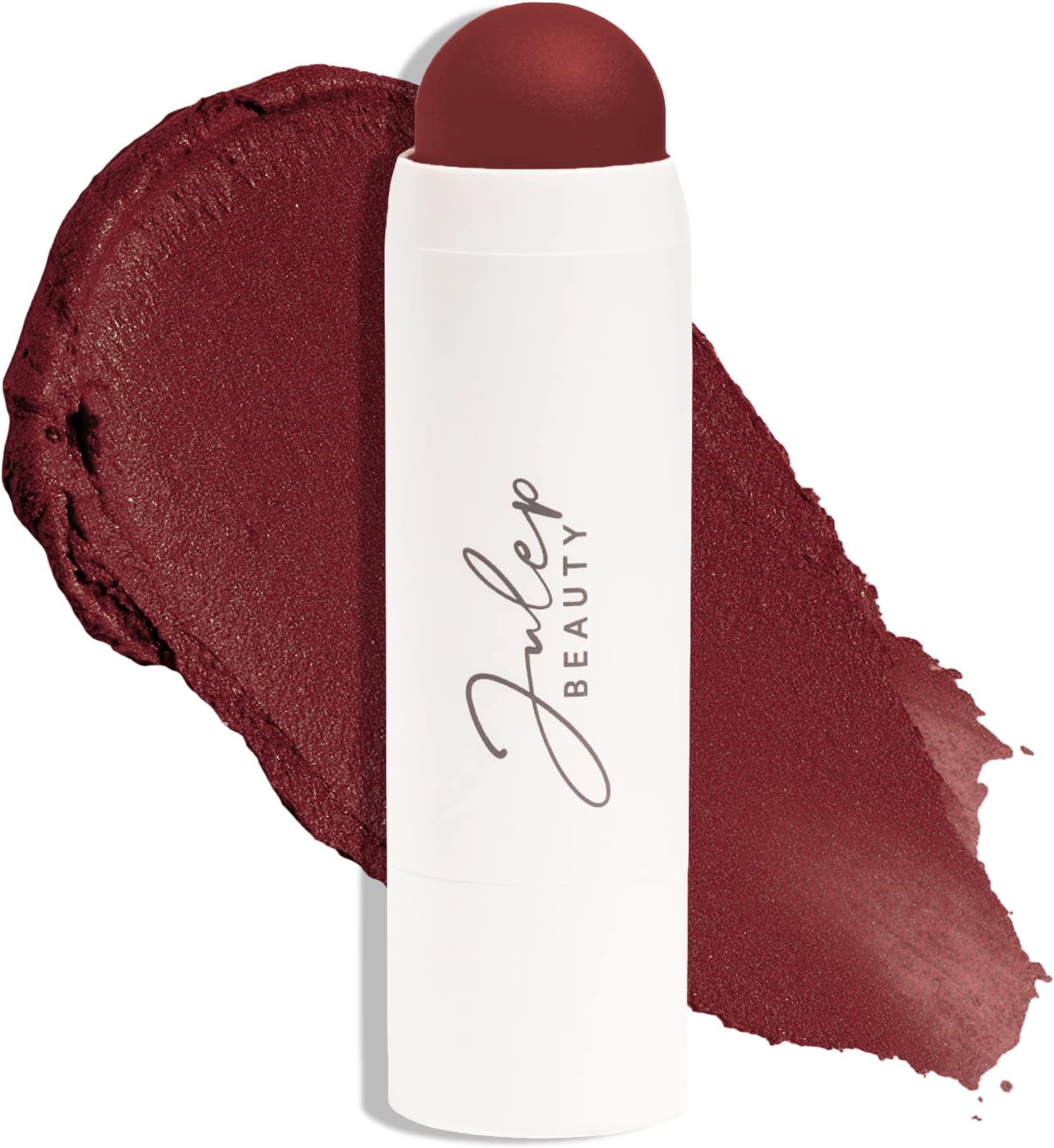 Skip The Brush 2-in-1 Colour Stick for Cheeks and Lips (Passion Fruit) Cream to Powder Blusher and Lip Balm - Cream Blush Enriched with Vitamin E for Hydrated, Healthy Skin & Lip Care
