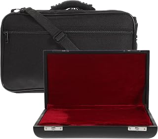 Beaupretty Oboe Storage Case Set with Metal Latches and Plush Interior