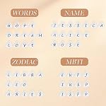 CDE Infinity Cœur Lettre initiale Femmes Bracelets Bijoux Cadeau pour Femmes ,Personnalisé Alphabet Lettre Charm Design,Eauproof,7"+2" Chaîne réglable convient à la plupart des poignets, Cadeaupour toutes les occasions spéciales