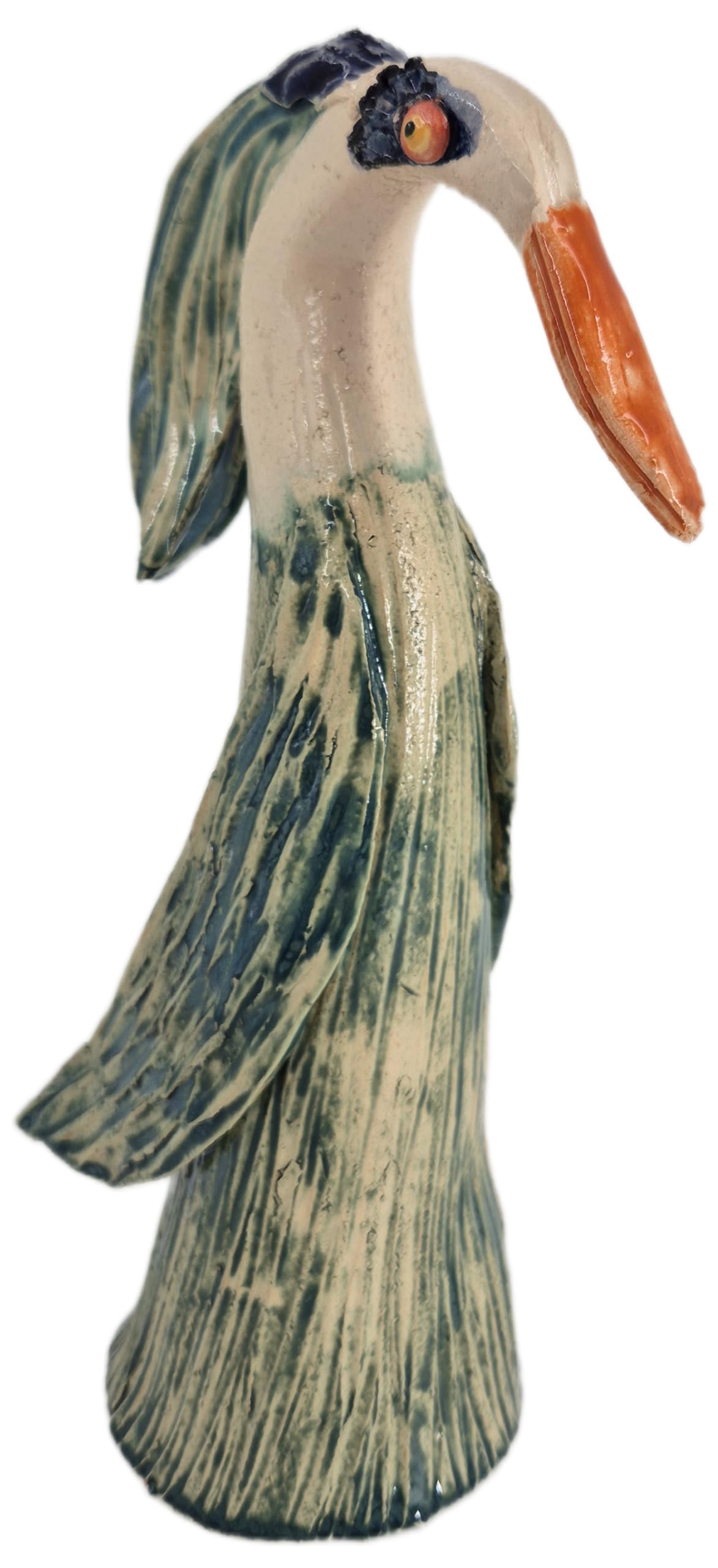 Generisch Gartenstecker Vogel Reiher 23 cm