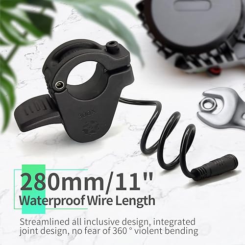 Miniatura 3 de MUSELK Bicicleta eléctrica 3pin hembra pulgar acelerador amarillo impermeable enchufe acelerador para BBS01 BBS02 BBSHD motor medio Accesorios de