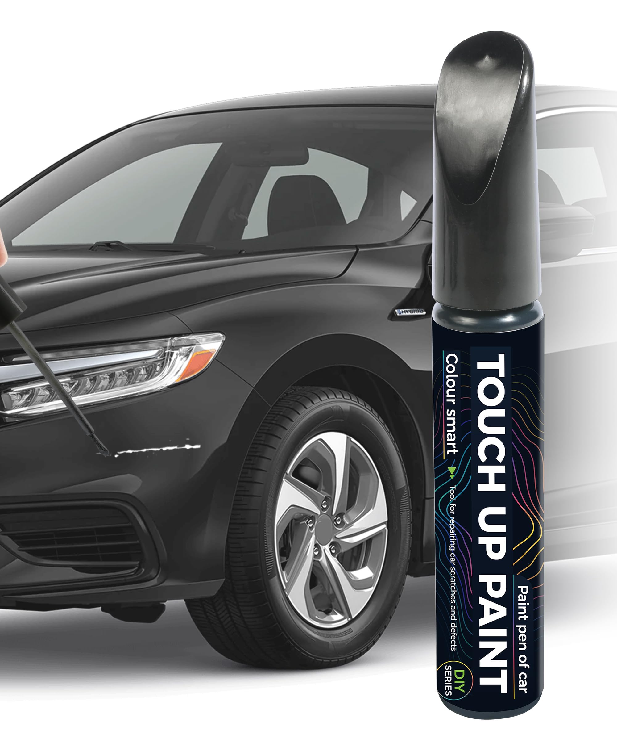 Paint Pen,Touch Up Paint Pen,Car Accessories,Erase Car Scratches,Car Paint,Car Paint Scratch Repair,Touch Up Paint for Cars,Car Scratch Remover Pen,Quick and Easy Car Scratch Repair (Black)
