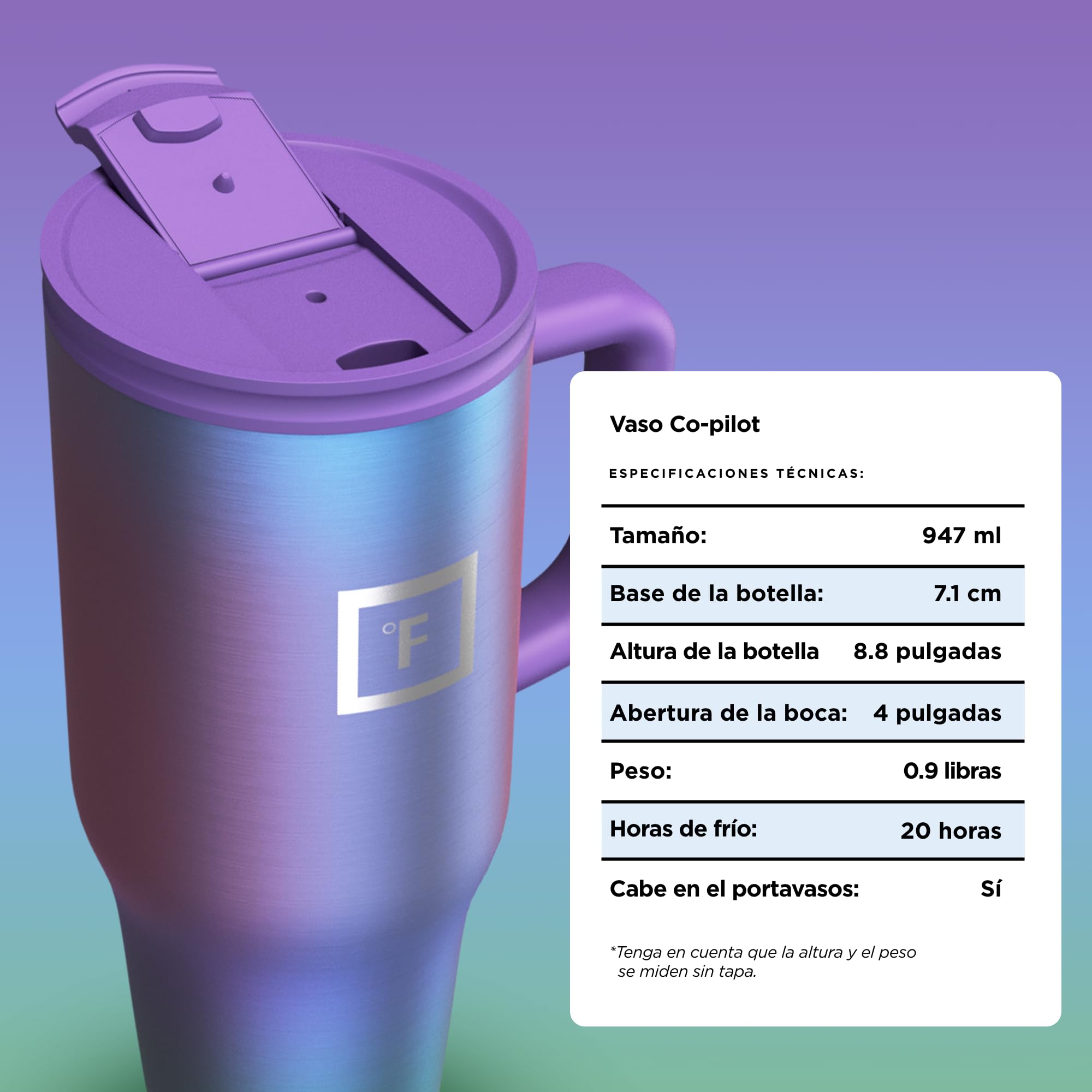 IRON °FLASK Vaso Termico con Pajita y Tapa - 1.2L - Taza Termica de Acero Inoxidable de Doble Pared - 20H Frío / 5H Calor - A Prueba de Fugas y Vacío sin BPA - Termo Cantimplora Agua Fría - Tumbler