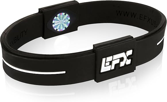 EFX Performance Balance Bracelet, Silicone Wristband for Athletes/Seniors