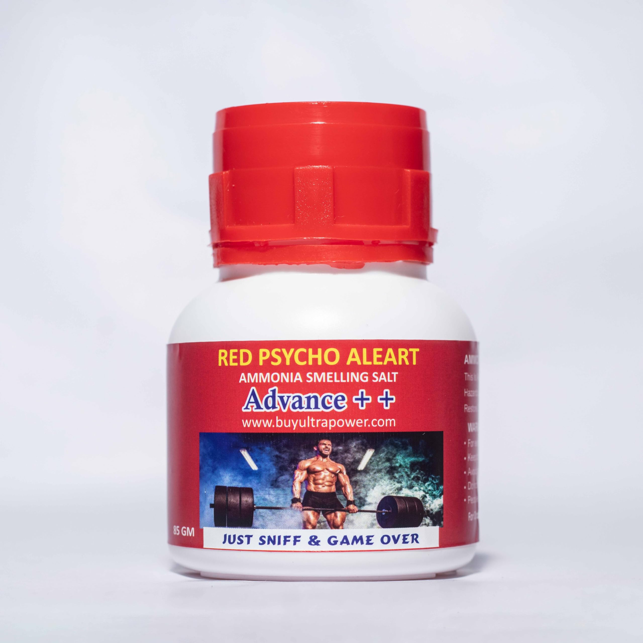 ULTRA POWER Red Psycho Alert Ammonia smelling salt for athletes, smelling salt, ammonia smelling salt inhalants, smelling salt for powerlifting, weightlifting, bodybuilder, sportsman -85 Grams (B0CBRZP1V9) Amazon Price History, Amazon Price Tracker