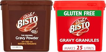 Bisto Bundle - GLUTEN FREE Gravy Granules Tub 1.8kg & Original Gravy POWDER Tub 3kg