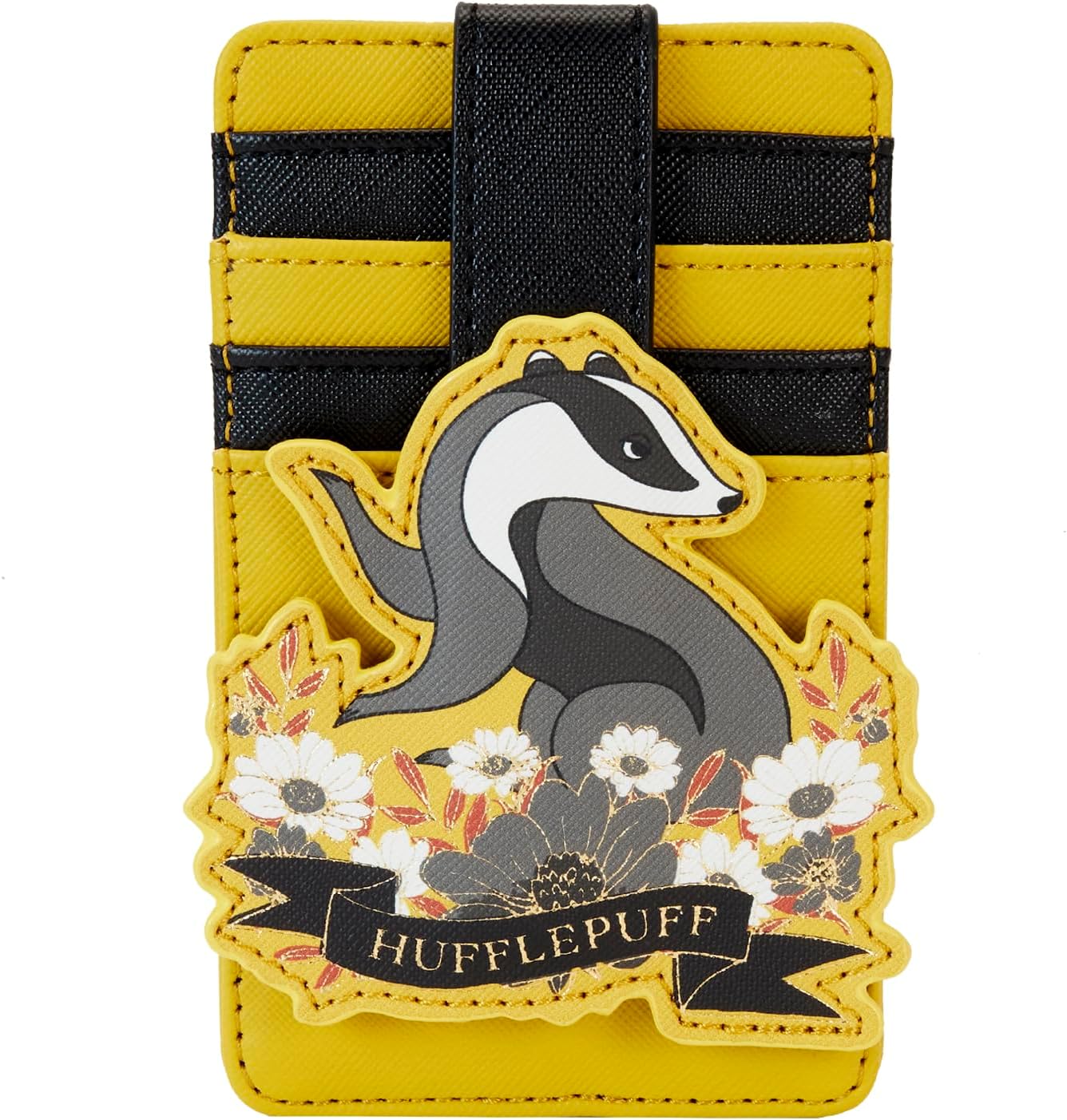 Loungefly WB Harry Potter Hufflepuff House Tattoo Card Holder