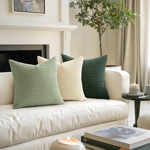 Vista 41 de MIULEE - Fundas de almohada decorativa Funda de cojín suave y sólida para sofá cama Dormitorio.
