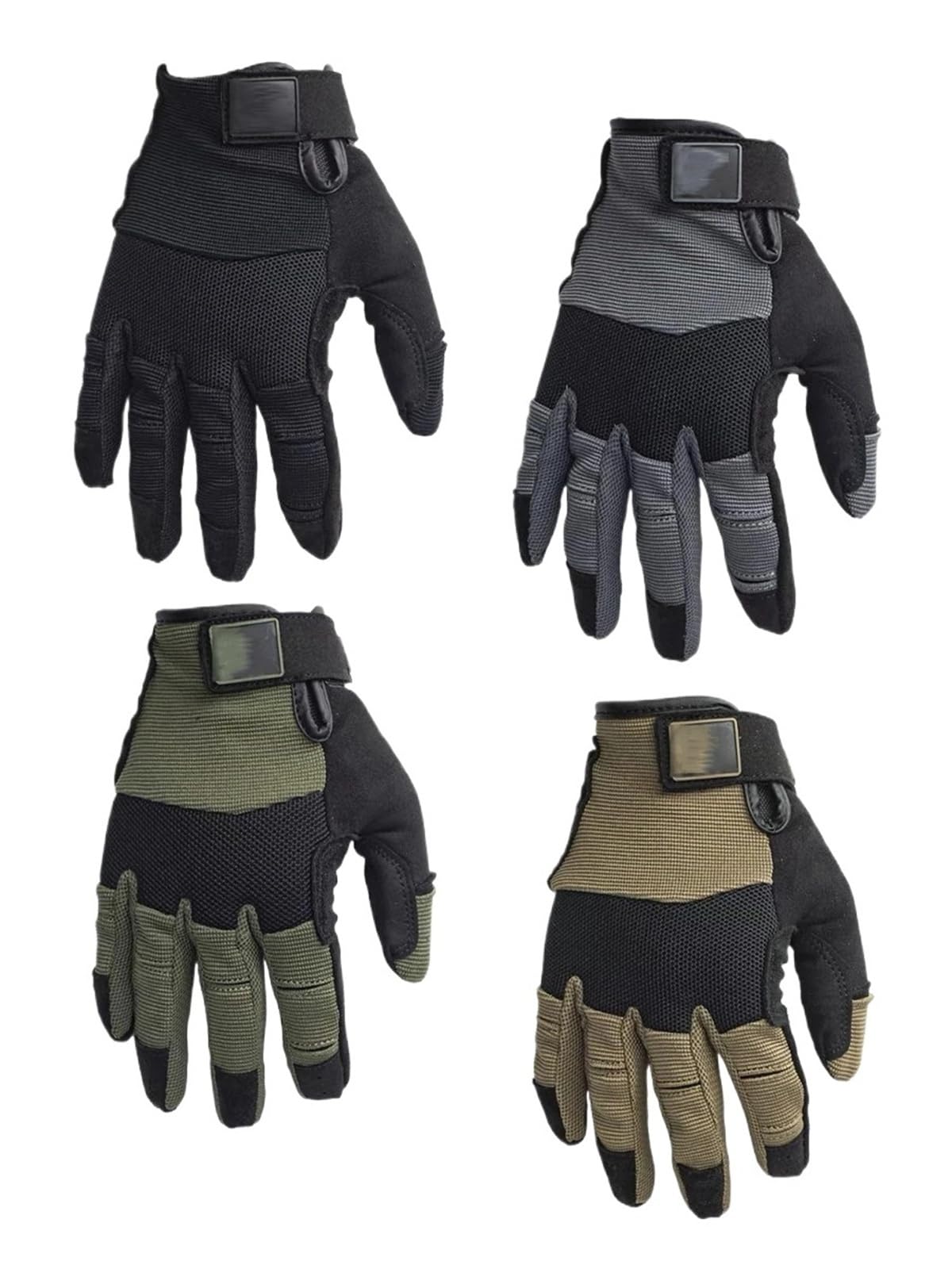 Genérico Guantes for Actividades al Aire Libre: Transpirables, Ligeros, Antideslizantes y compatibles con Pantallas táctiles for Acampar y Montar en Bicicleta.