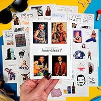 Vista 7 de BulbaCraft 100 piezas de pegatinas de cantantes country - Mercancía de música country, pegatinas impermeables de música para fundas de teléfono