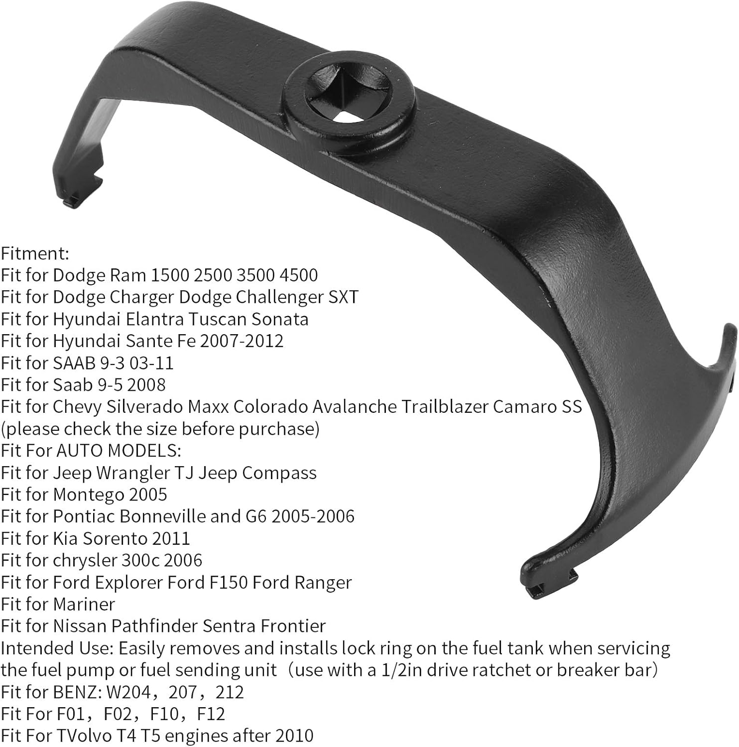 DEF Pump Removal Tool, Lock Rings and Seals Installer for Fuel Tank Lock Rings Automotive Maintenance Tool