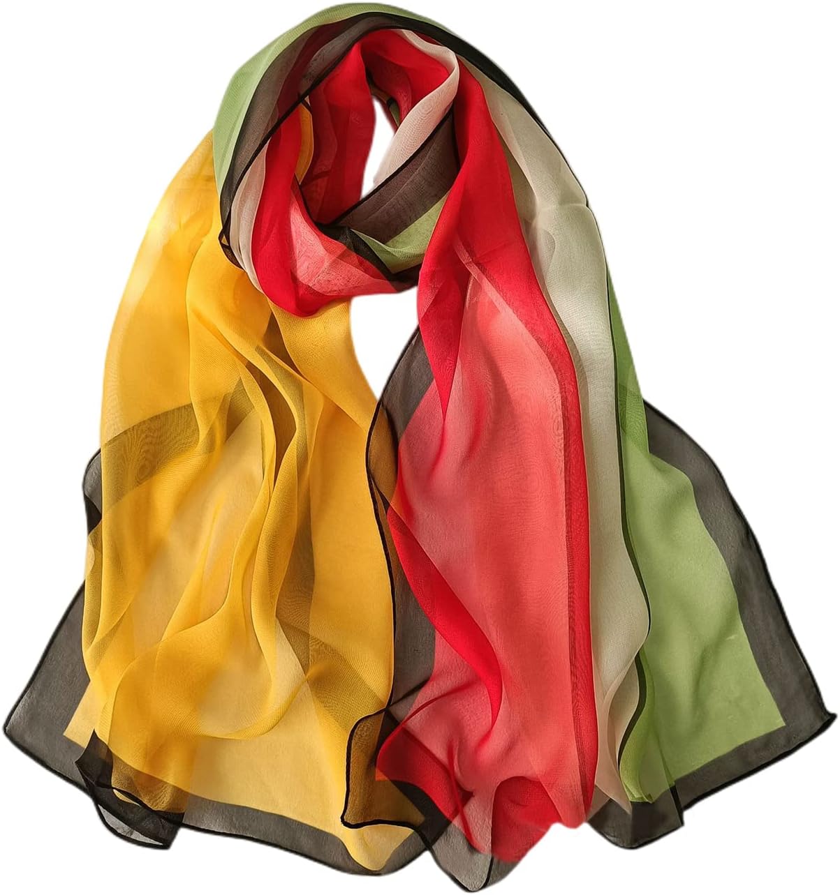 FAIRYGATE Chiffon Scarf Women Ladies Scarves Lightweight Clearance Soft Smooth Shawl Wrap Fashion Elegant Scarfs for Women Sale 20A52 FAIRYGATE Chiffon Scarf Women Ladies Scarves Lightweight Clearance Soft Smooth Shawl Wrap Fashion Elegant Scarfs for Women Sale 20A52