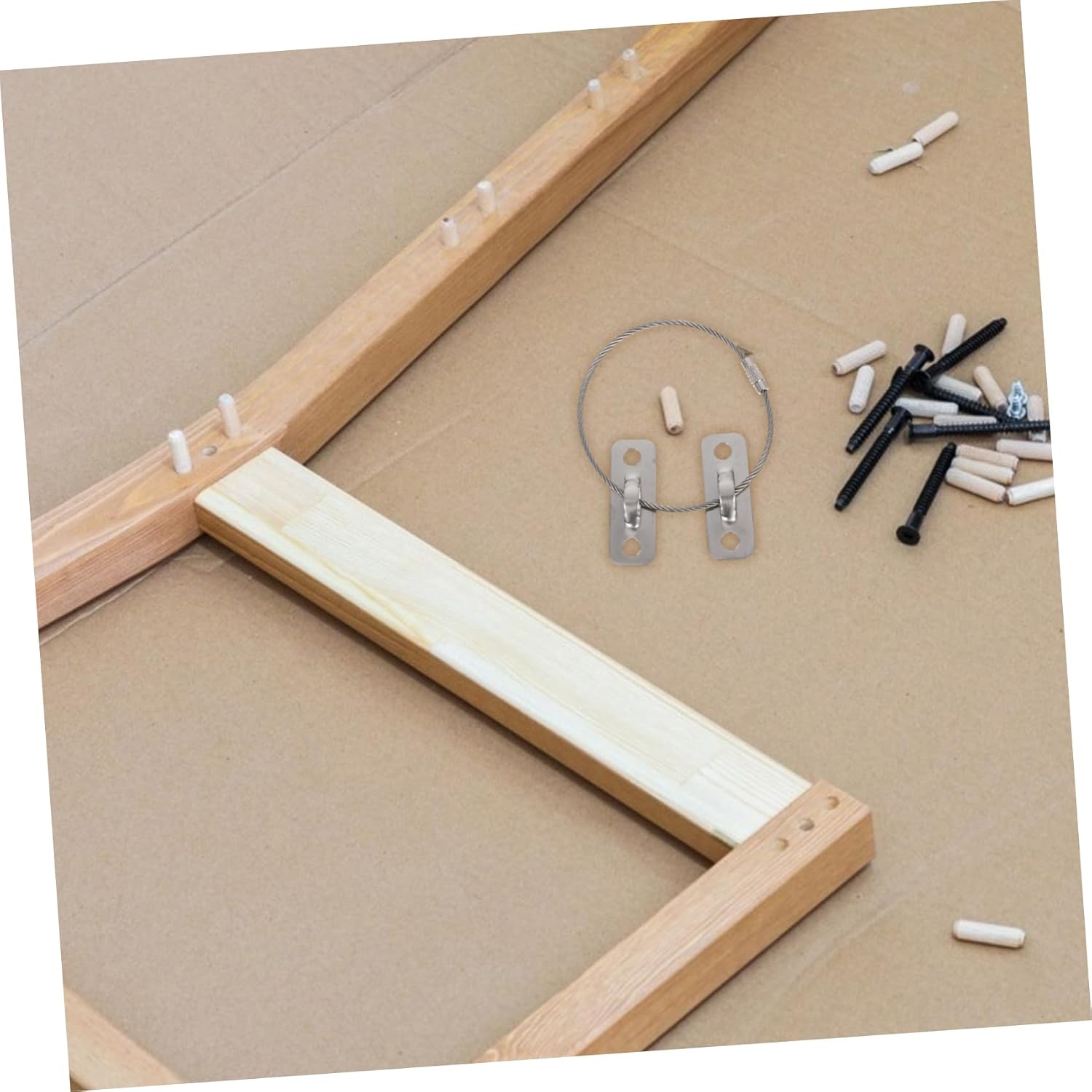 6sets Furniture Safety Straps Kit Heavy Duty Wall Anchors for Cabinets Dressers Tv Cabs Tipping Protection