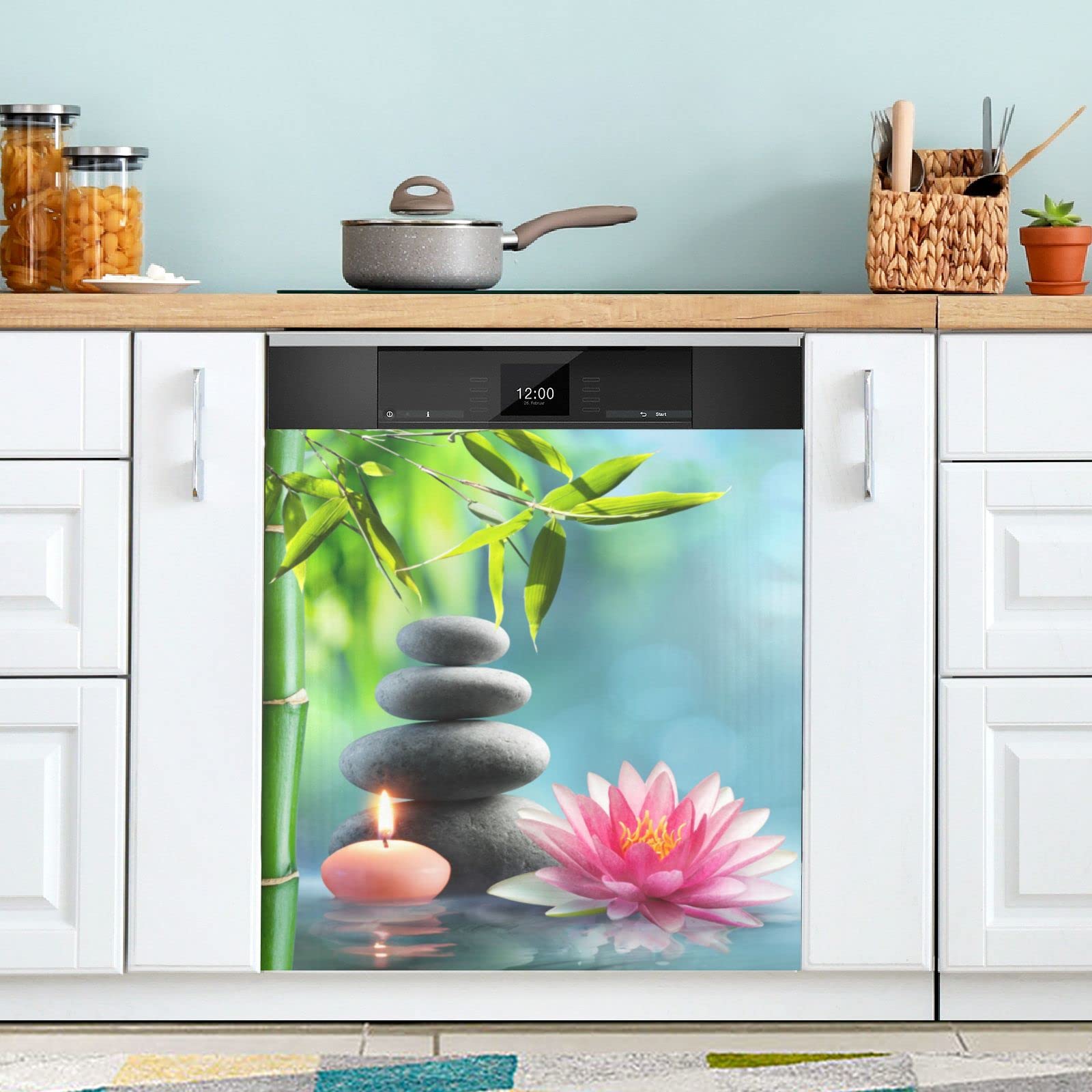 Amazon.com: Nature Zen Concept Dishwasher Door Cover, Magnetic Dishwasher  Magnetic Sticker, Reusable Kitchen Dishwasher Magnet, Easily Trimmable  Kitchen Dishwasher Sticker 23 in W x 26 in H : Everything Else